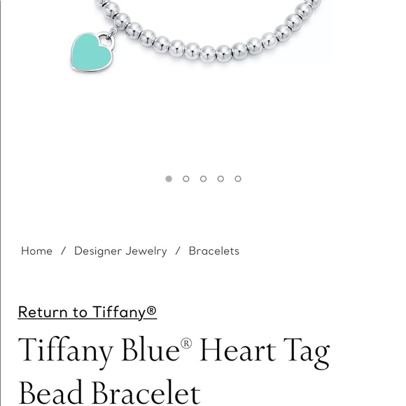 Tiffany & Co. Jewelry - Tiffany Blue® Heart Tag Bead Bracelet